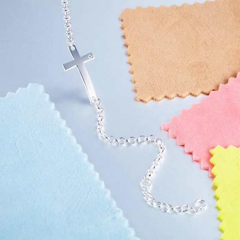 Solid 925 Sterling Silver Bracelet Cross - Image 4