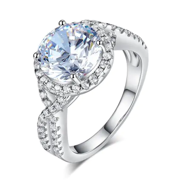 3 Carat Created Diamond Promise Ring