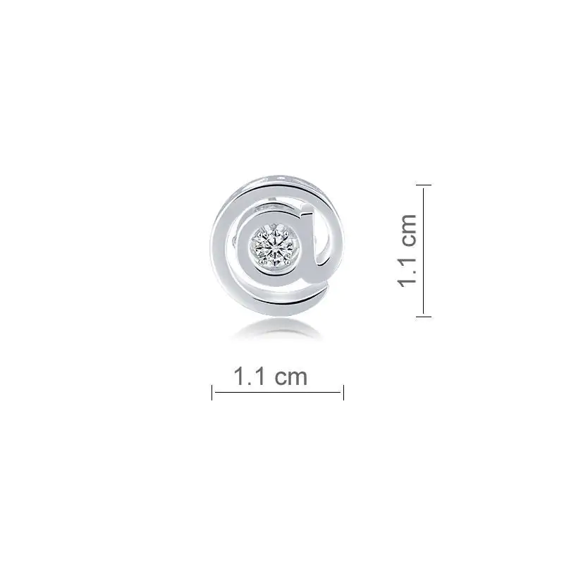 Stud Moissanite Diamond Dancing Stone Earring - Image 4