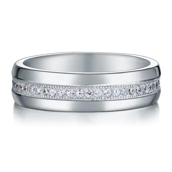 Men's Band Created Diamond Ring - Image 3