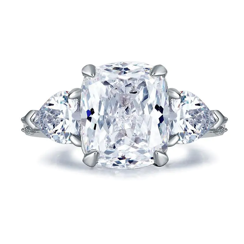 5 Carat Three-Stone Pageant Ring - Image 3