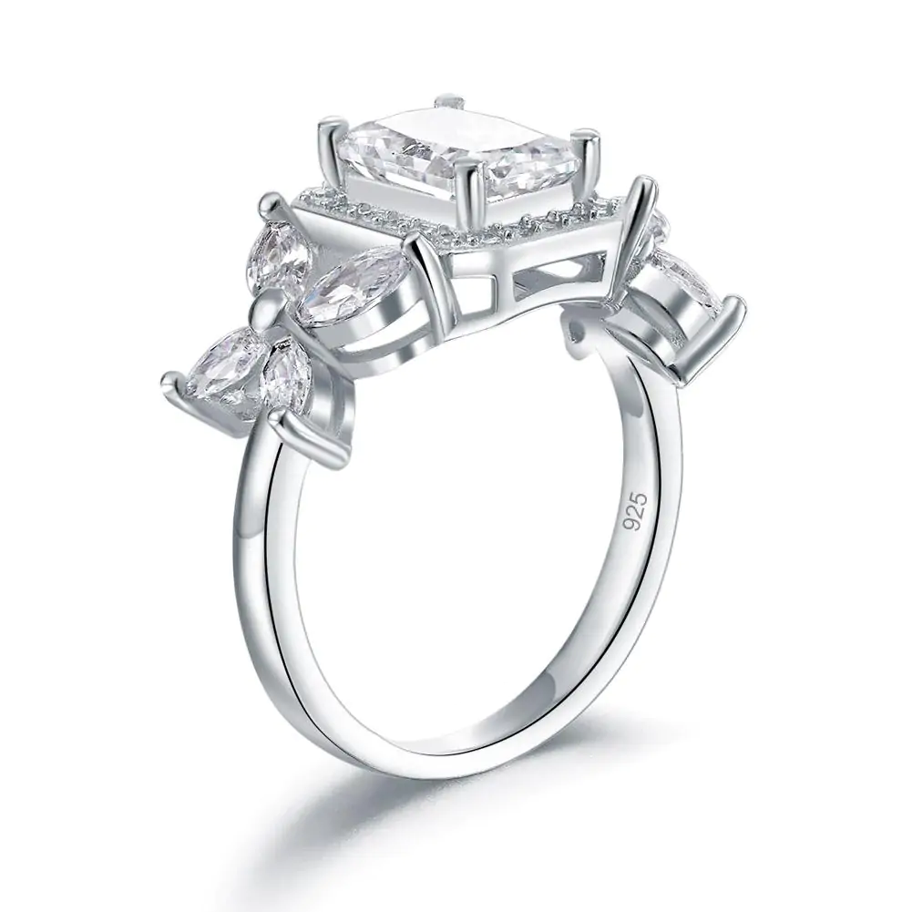 Pageant Solid 925 Sterling Silver Butterfly Ring - Image 3