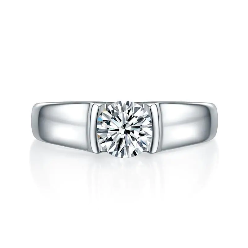 Men's Moissanite Diamond 1 Carat Ring - Image 4
