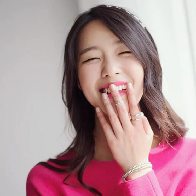 Double Layer CZ Lines 925 Sterling Silver Adjustable Ring - Image 3