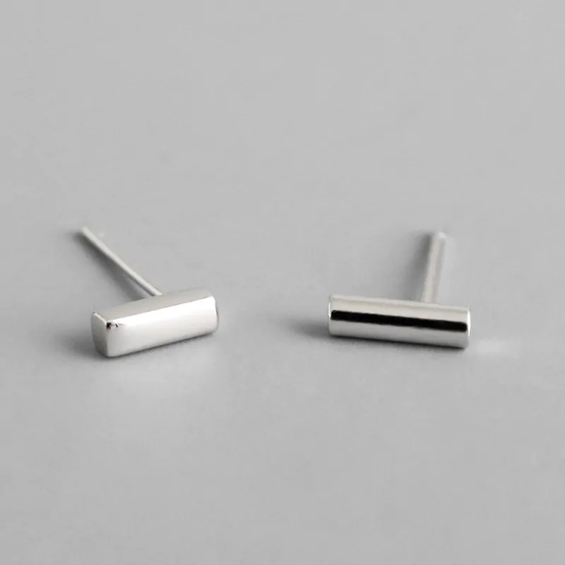 Mini Stick Column 925 Sterling Silver Stud Earrings - Image 6