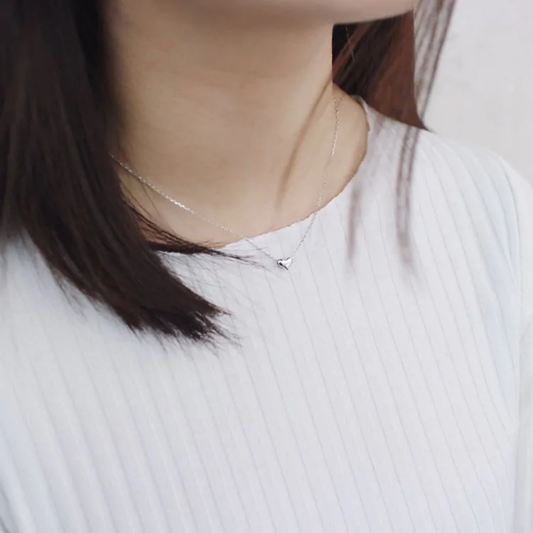 Mini Heart 925 Sterling Silver Necklace - Image 3