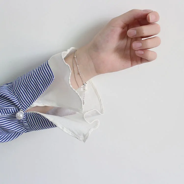 Double Layer Beads 925 Sterling Silver Bracelet - Image 4