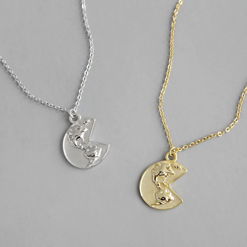 Irregular Gluttonous Beans 925 Sterling Silver Necklace - Image 5