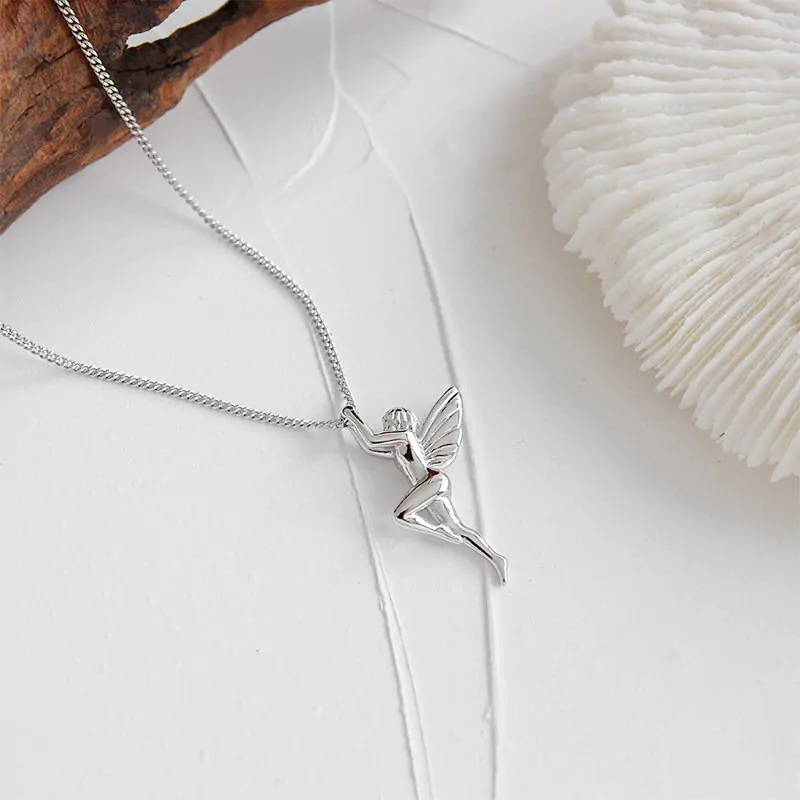 Guardian Angel 925 Sterling Silver Necklace - Image 2