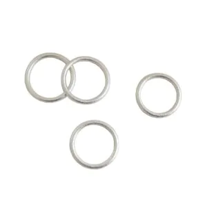 Classic Tiny Thick 925 Sterling Silver Adjustable Tail Ring