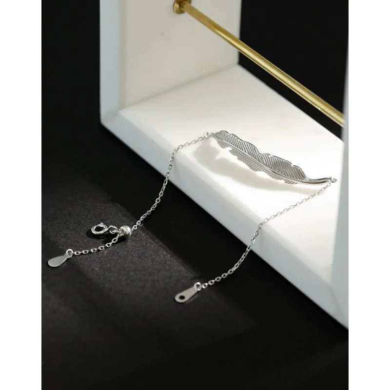 Leaf 925 Sterling Silver Bracelet - Image 2