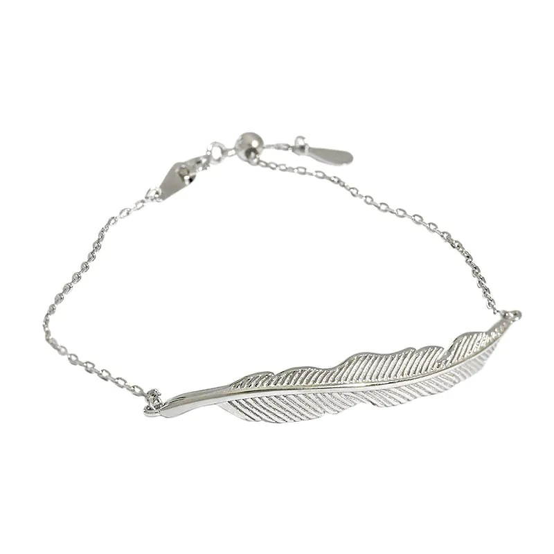 Leaf 925 Sterling Silver Bracelet