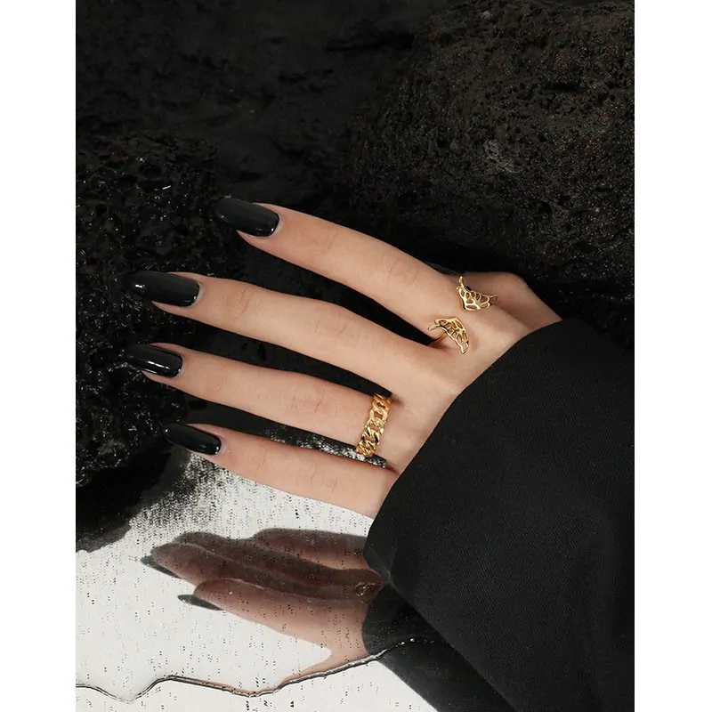 Hollow Butterfly 925 Sterling Silver Adjustable Ring - Image 3