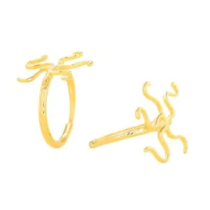 Claw 925 Sterling Silver Ring Setting for Oval Gemstone