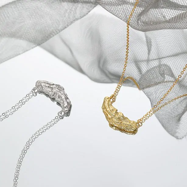 Irregular Stones 925 Sterling Silver Necklace - Image 2