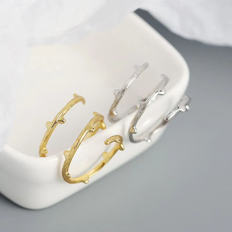 Triple Layers Branch 925 Sterling Silver Adjustable Ring - Image 4