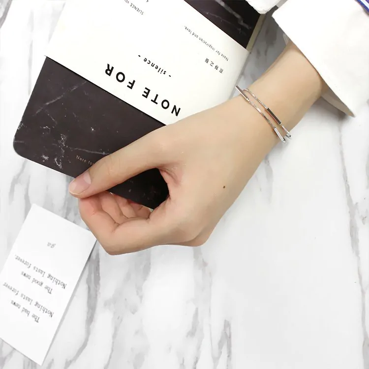 Double Layer Box 925 Sterling Silver Bracelet - Image 3