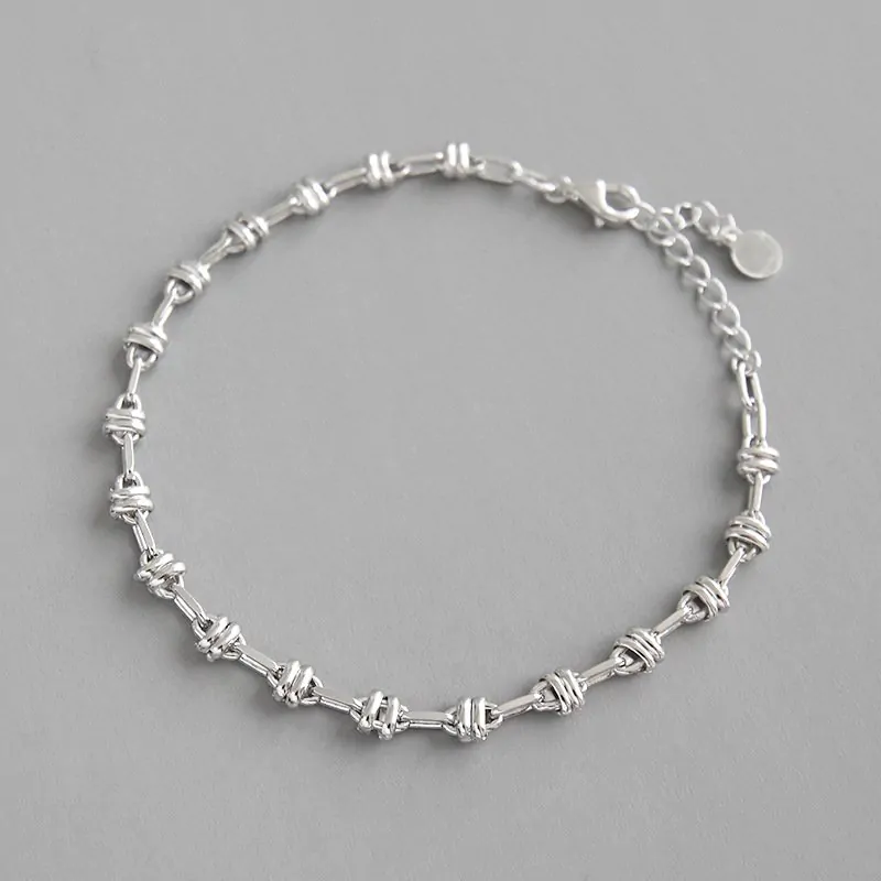 Honey Moon Lover Beads 925 Sterling Silver Bracelet - Image 2