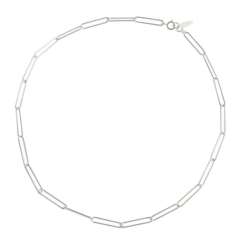 Hollow Chain 925 Sterling Silver Necklace