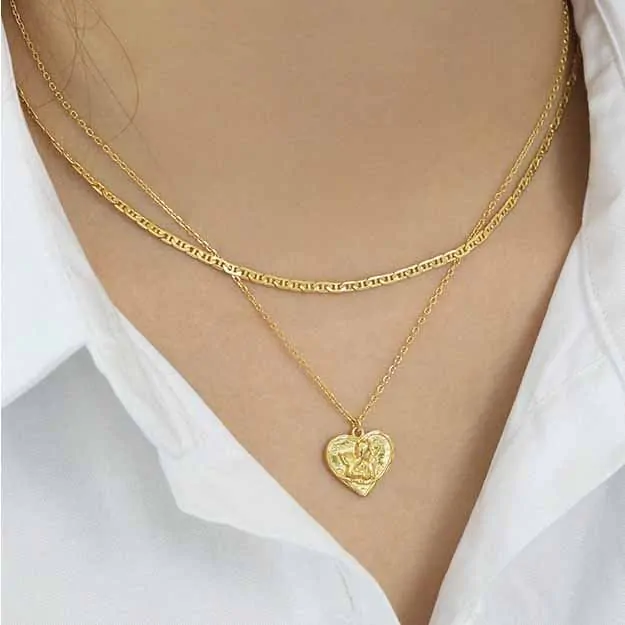 925 Sterling Silver Stacking Chain Necklace - Image 3