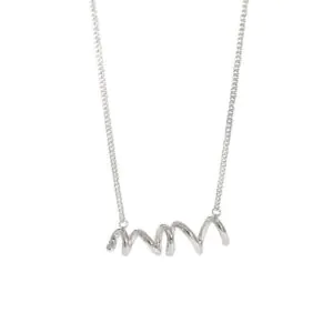 Irregular Spring 925 Sterling Silver Necklace