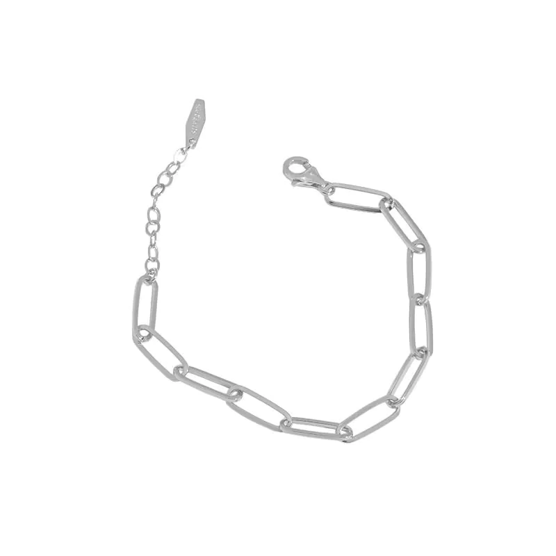 Hollow Chain 925 Sterling Silver Bracelet