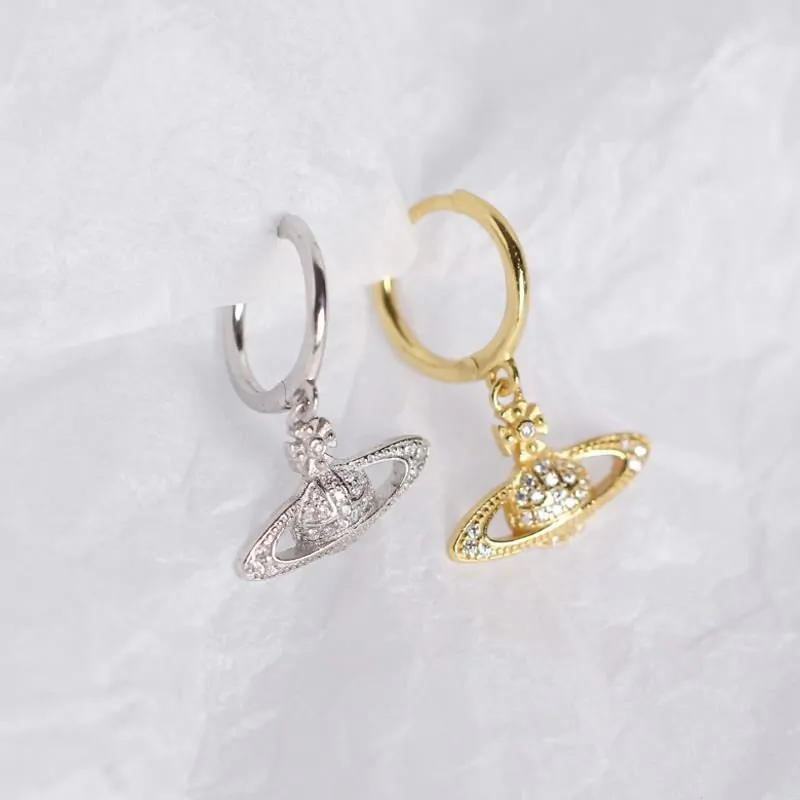 CZ Planet 925 Sterling Silver Hoop Earrings - Image 2