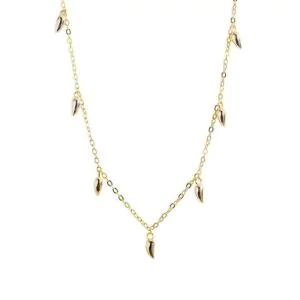 Peppers Tassels 925 Sterling Silver Necklace