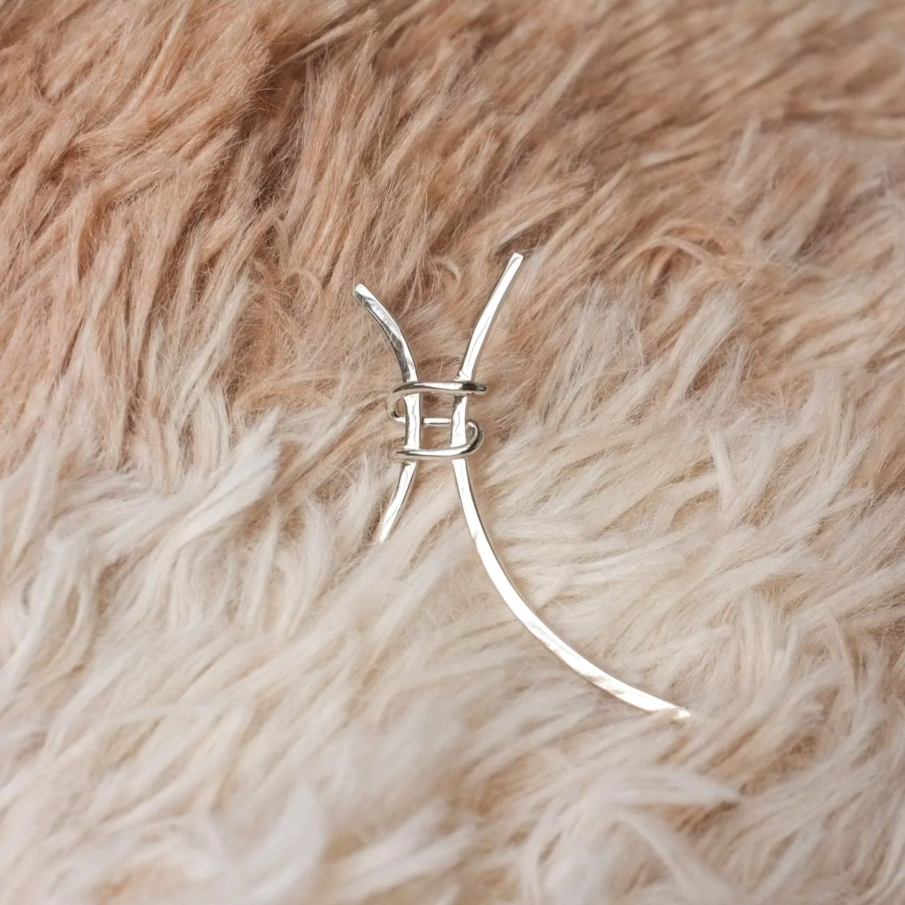 Exaggerated H Letter 925 Sterling Silver Stud Earrings - Image 4