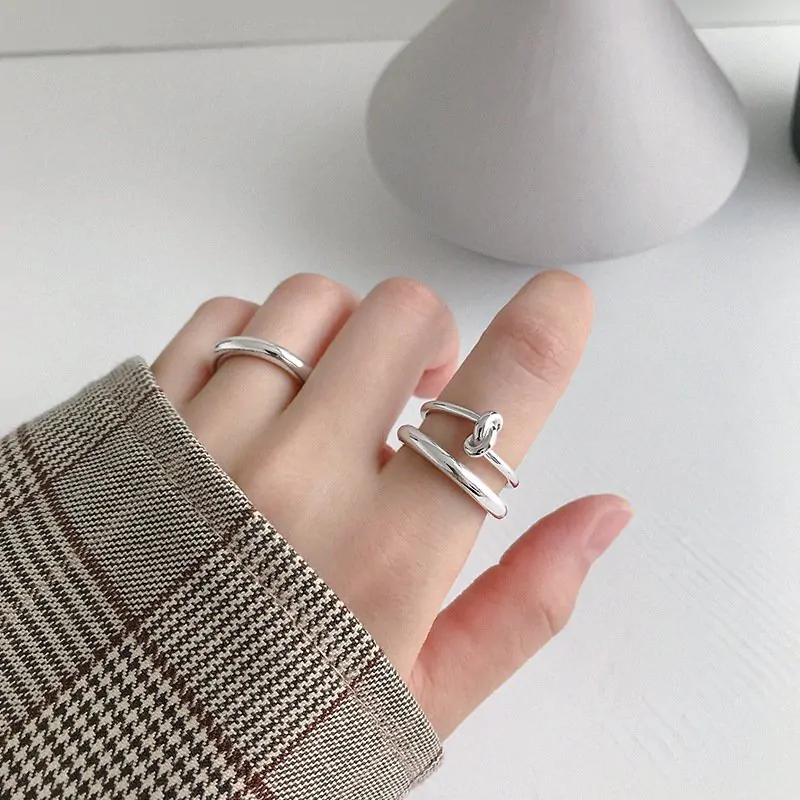 S990 3.5mm Circle 925 Sterling Silver Ring - Image 2