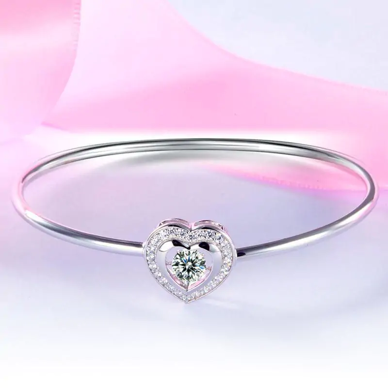 Dancing Stone Heart Bangle - Image 3