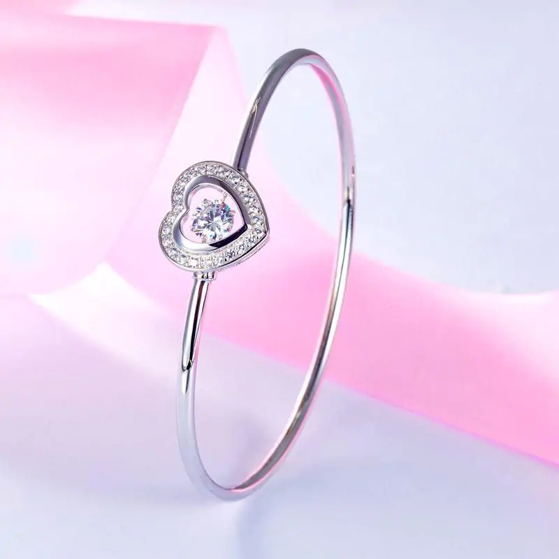 Dancing Stone Heart Bangle - Image 6