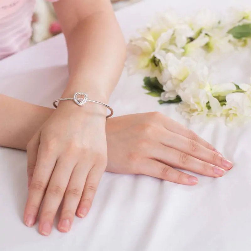Dancing Stone Heart Bangle - Image 5