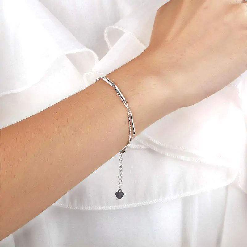 Solid 925 Sterling Silver Bracelet Dangle - Image 2