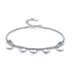 Solid 925 Sterling Silver Bracelet Dangle