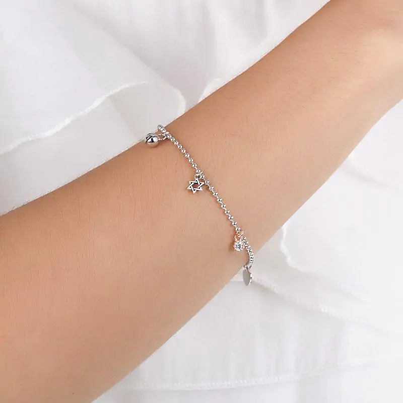 Solid Sterling Silver Bracelet - Image 2