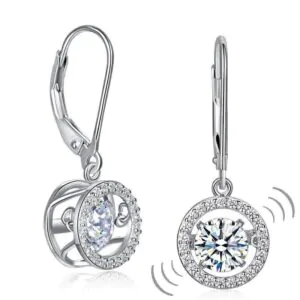 Dancing Stone Dangle Drop Earrings