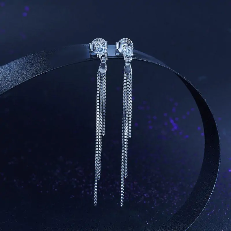 Drop Dangle Sterling Silver Earrings - Image 3