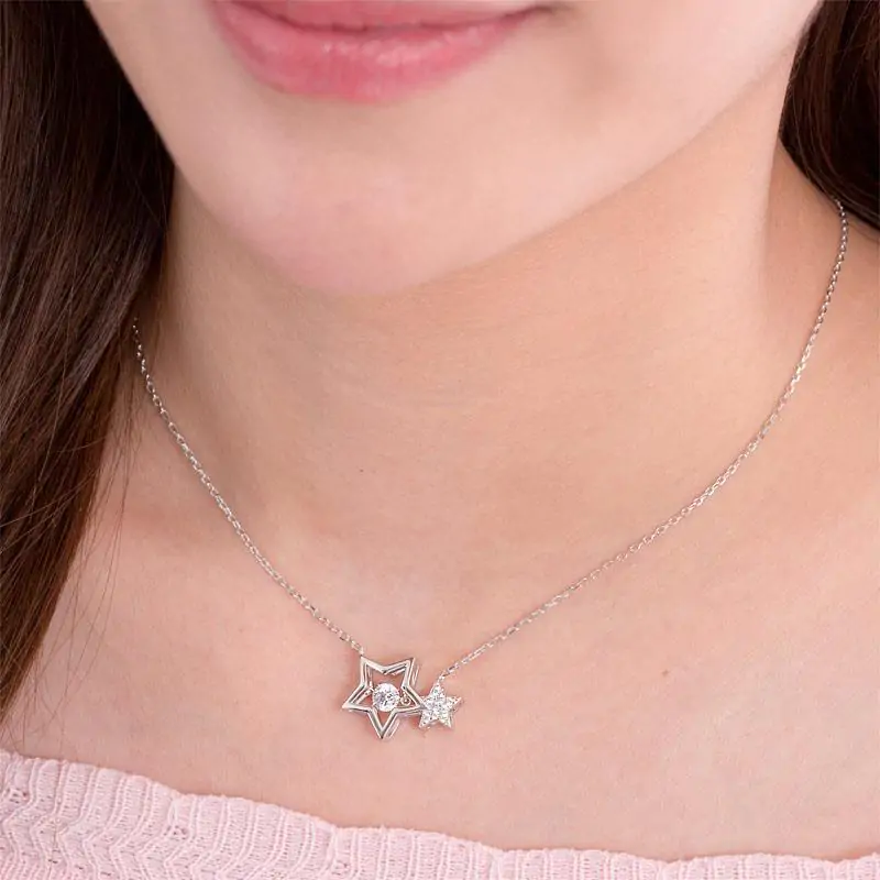 Dancing Stone Stars Necklace - Image 2