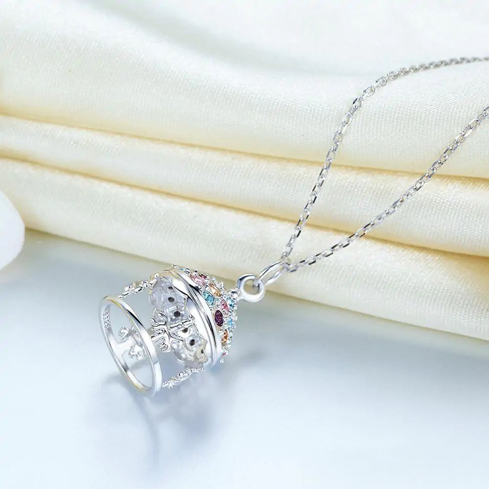 Multi-Color Merry-Go-Round Pendant Necklace - Image 6