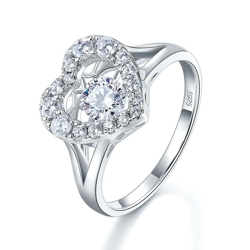 Dancing Stone Heart Ring - Image 3