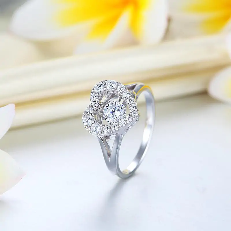 Dancing Stone Heart Ring - Image 5