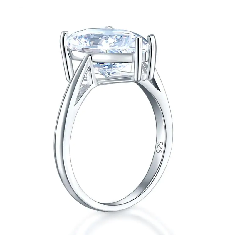 Solitaire Pear Cut 4.5 Carat Ring - Image 2