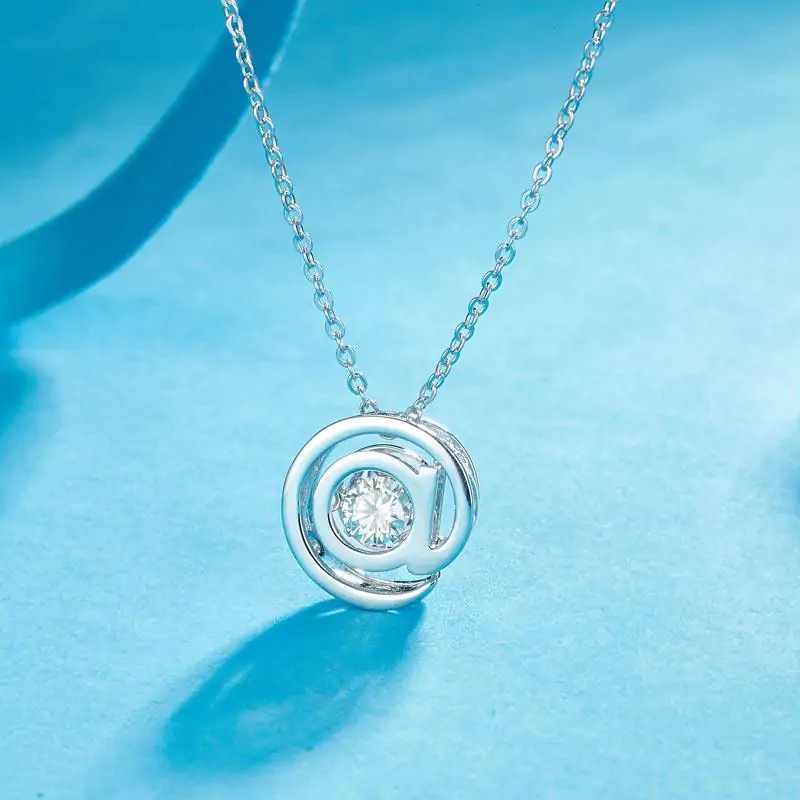 Pendant Moissanite Diamond Dancing Stone Necklace - Image 2