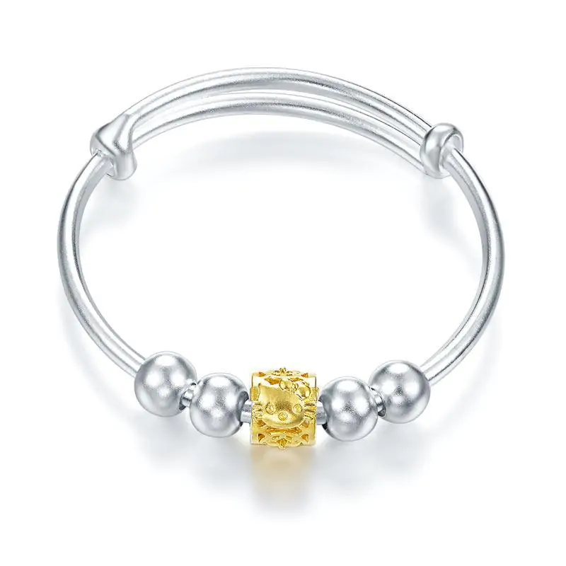 Newborn Baby 999 Pure Silver Matte Baby Bangle