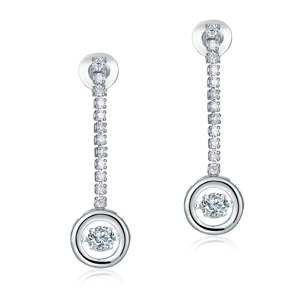 Dancing Stone Earrings Dangle Drop - Image 2