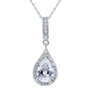 Tear Drop Pendant Necklace