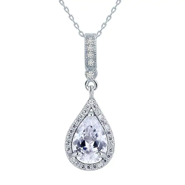 Tear Drop Pendant Necklace