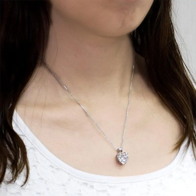 Heart Pendant Necklace - Image 2
