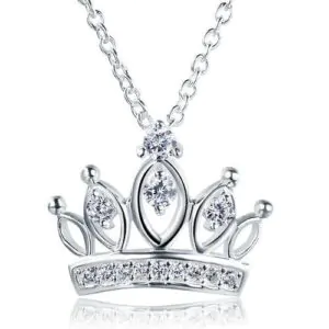 Kids Crown Pendant Necklace
